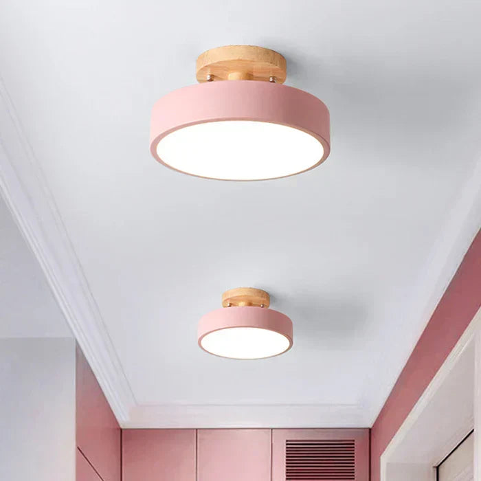 Elegancka skandynawska lampa sufitowa LED