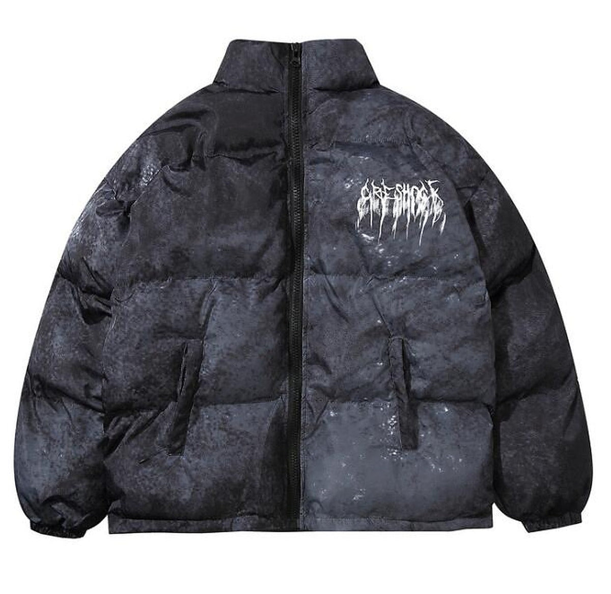 Kurtka puchowa streetwear - gęste wypełnienie