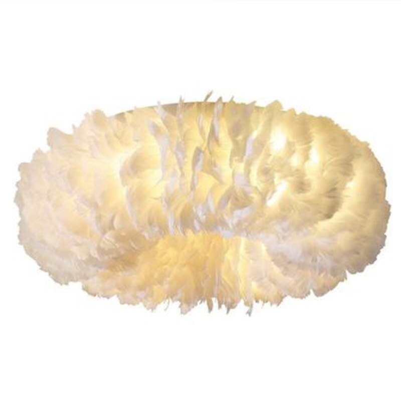 Lampa LED Bohemian Feather sufitowe do nowoczesnych wnętrz