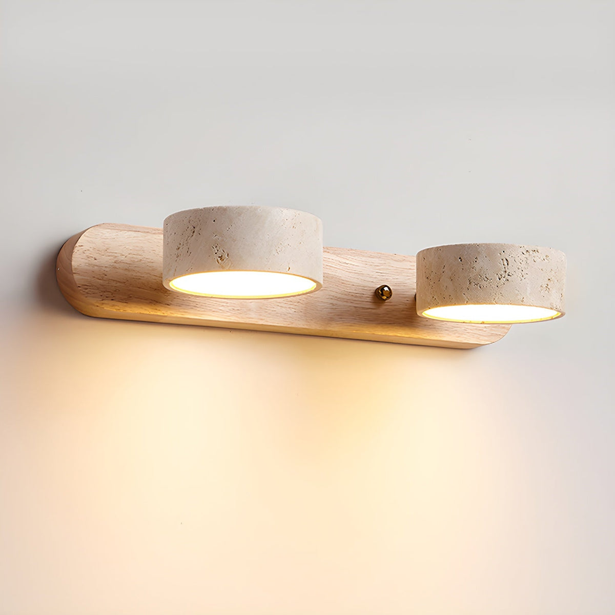 Lampa LED z naturalnego kamienia do przedpokoju łazienki sypialni