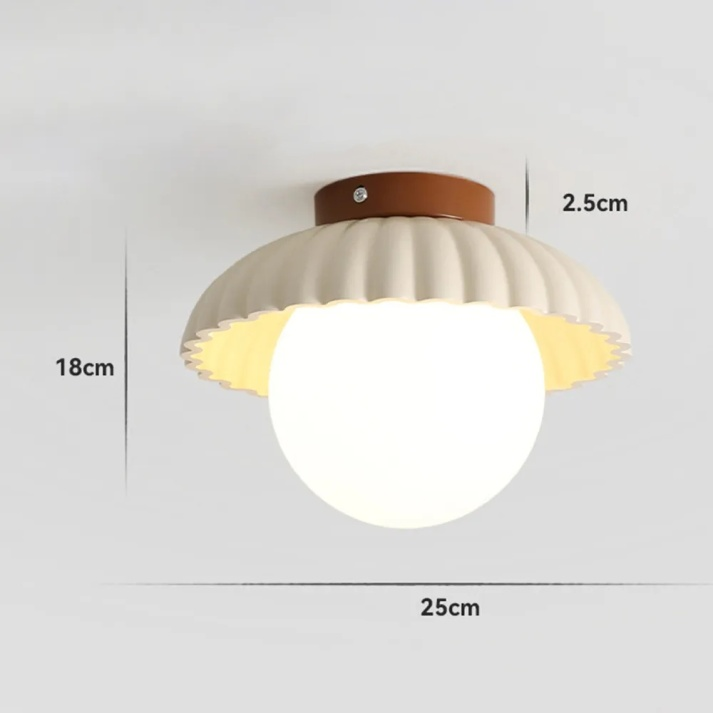 Lampa sufitowa do przedpokoju do montażu natynkowego