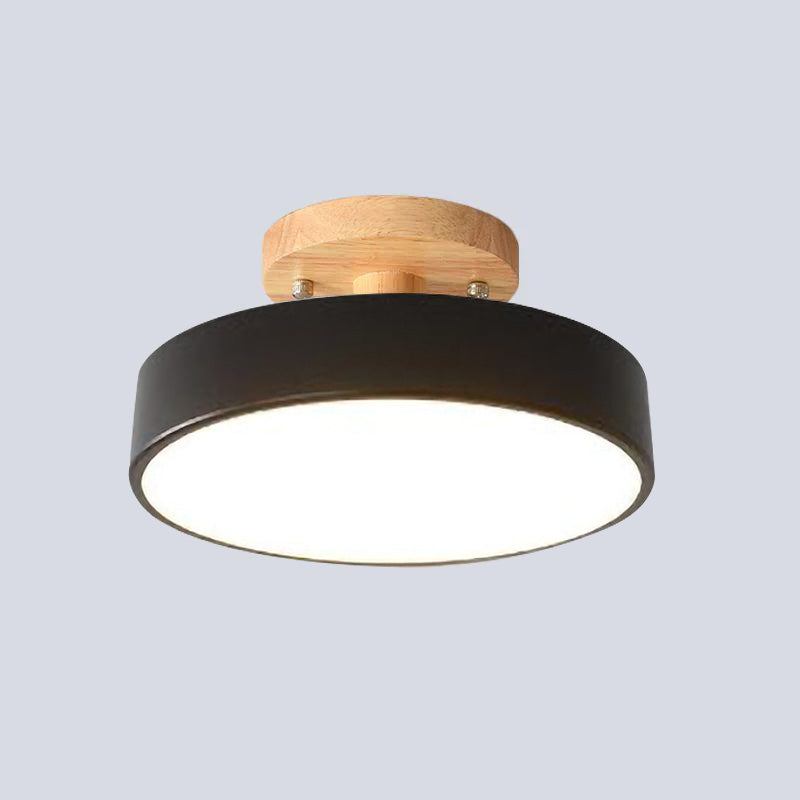 Lampa sufitowa LED do montażu podtynkowego w stylu skandynawskim do wnętrz