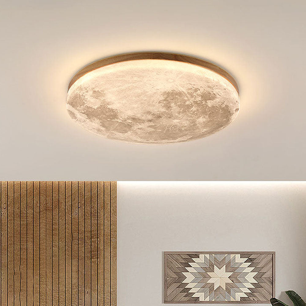 Lampa Sufitowa LED - Nowoczesne Oświetlenie z Drewna