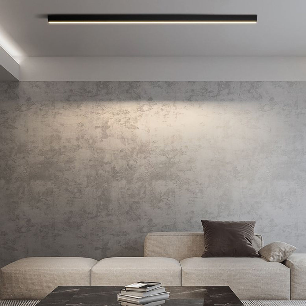 Rustykalna liniowa lampa sufitowa LED do nowoczesnego domu