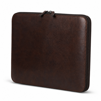 Widok z przodu na eleganckie etui Sortpol.