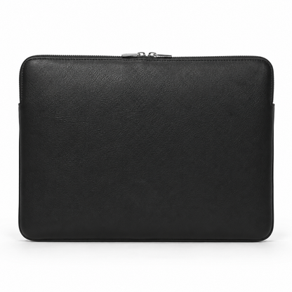 Boczne ujęcie czarnego etui na laptopa Sortpol