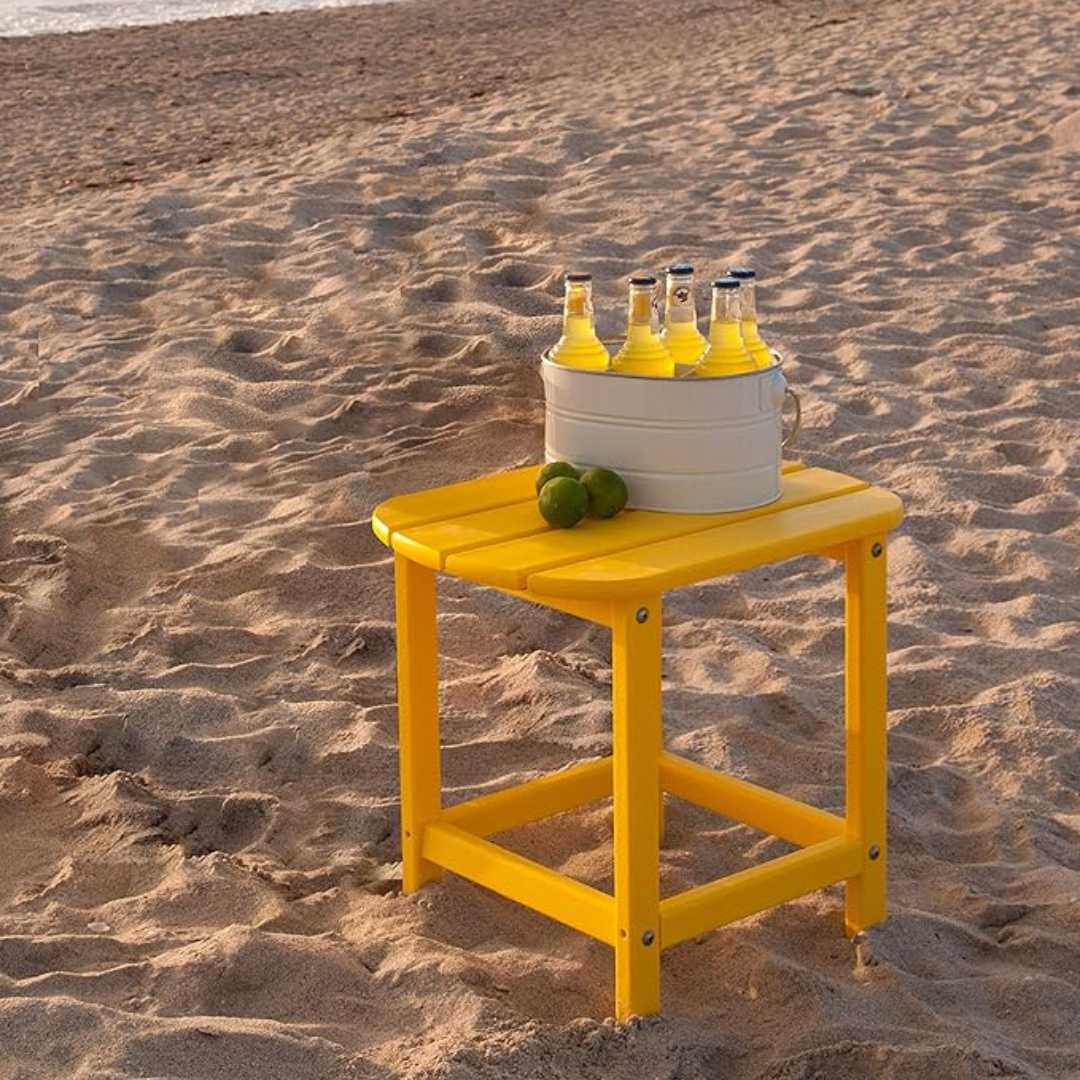 Biały Stolik Boczny Outdoor South Beach 18"