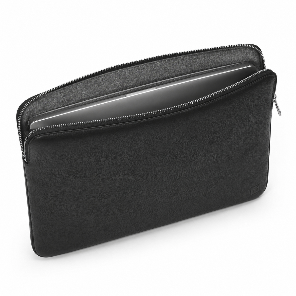 Tył czarnego etui na laptopa Sortpol