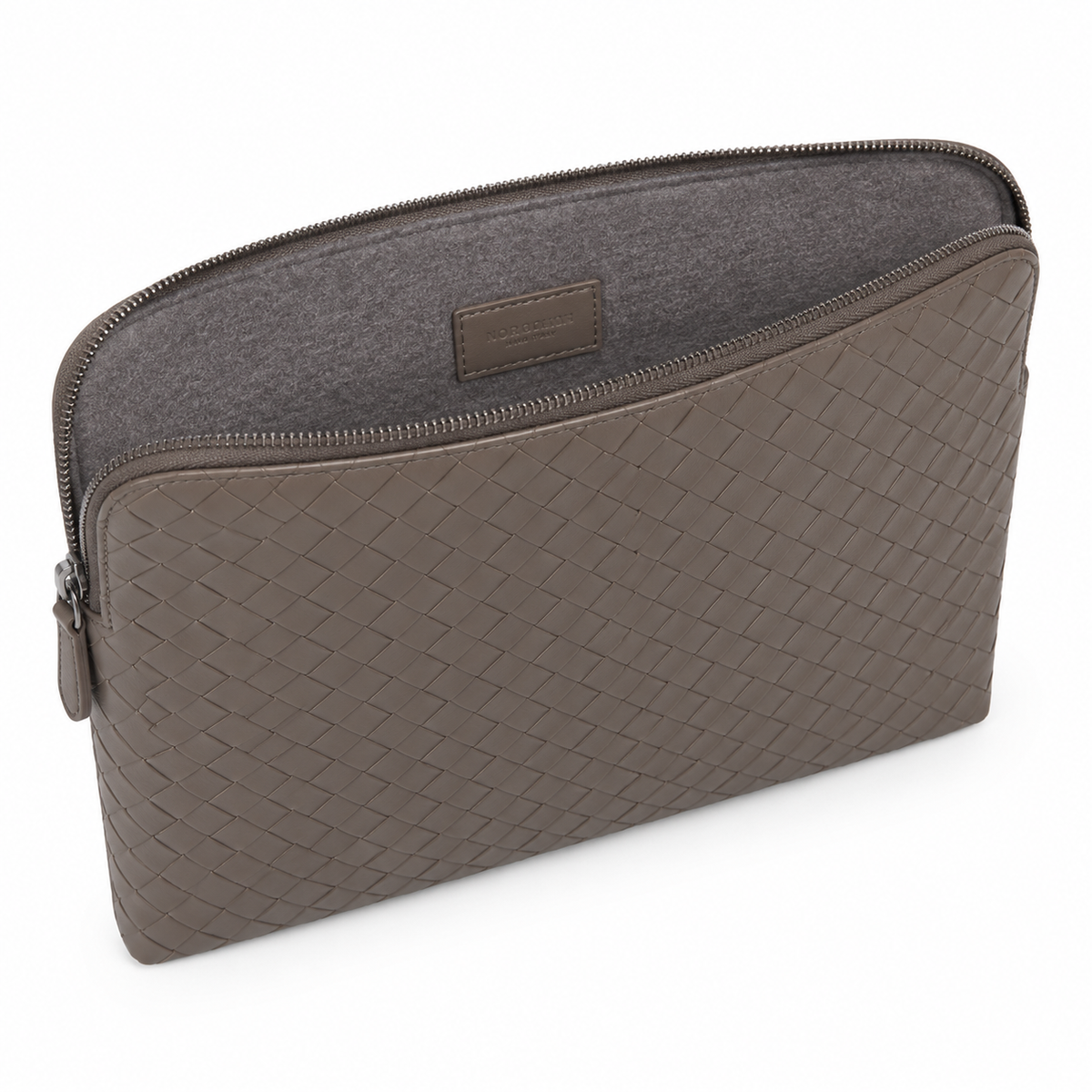 Elegancki szary kolor etui Sortpol.
