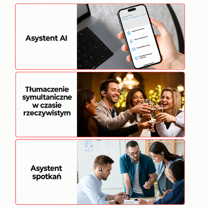 Inteligentne słuchawki tłumaczące 144 języki – tłumaczenie na żywo