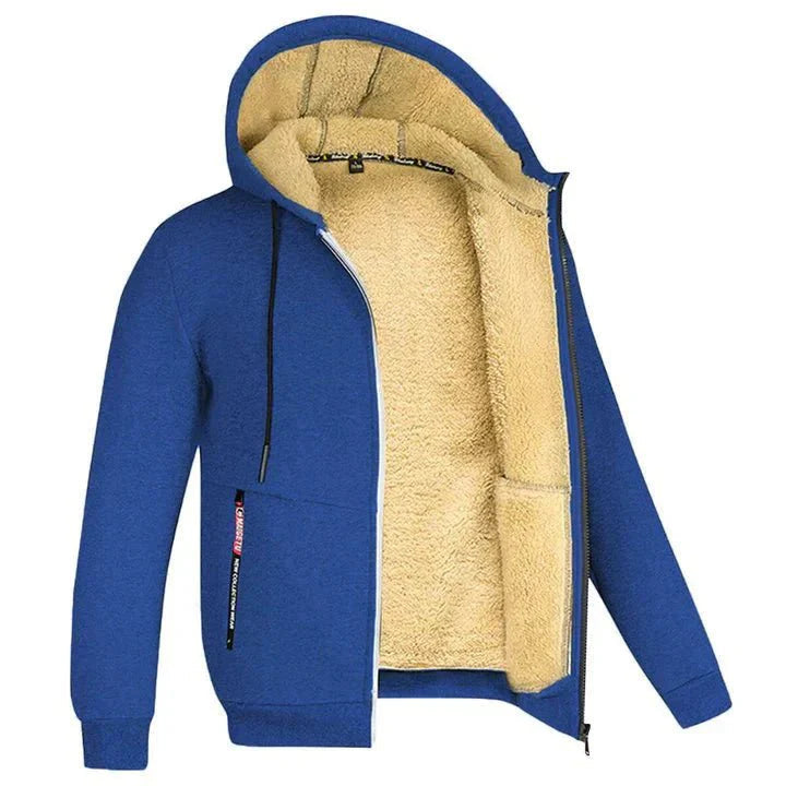 Bluza z kapturem TOMMY - widok z otwartym zamkiem