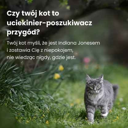 Dyskretny lokalizator GPS dla kota – śledzenie globalne z Apple i Android Find My, bez abonamentu