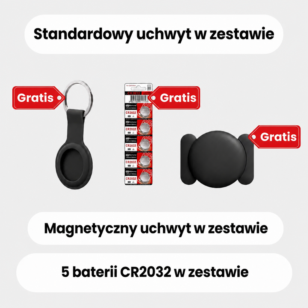 Dyskretny lokalizator GPS dla psa – śledzenie globalne z Apple i Android Find My, bez abonamentu
