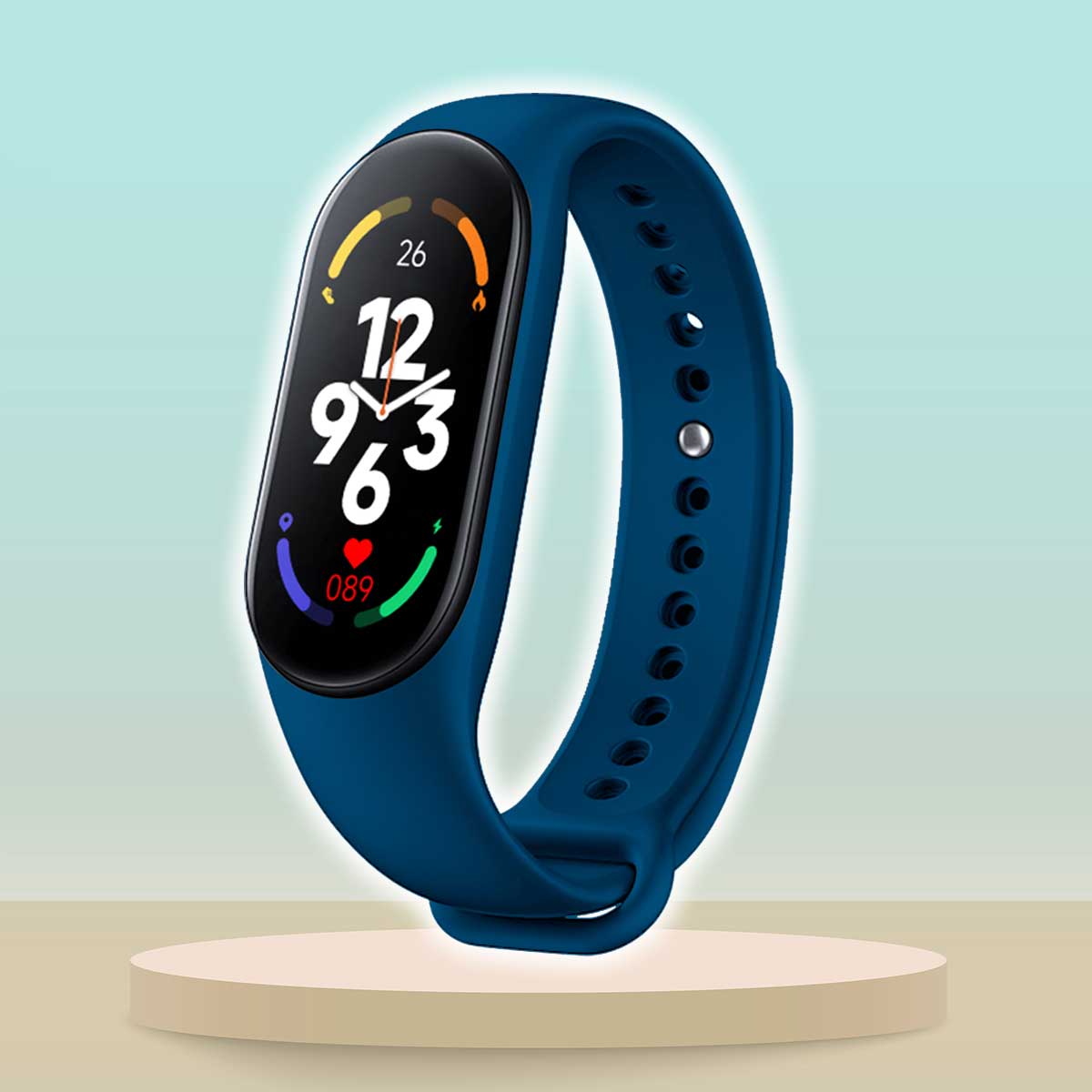 Dziecięcy zegarek fitness GPS pokazujący funkcję pomiaru tętna