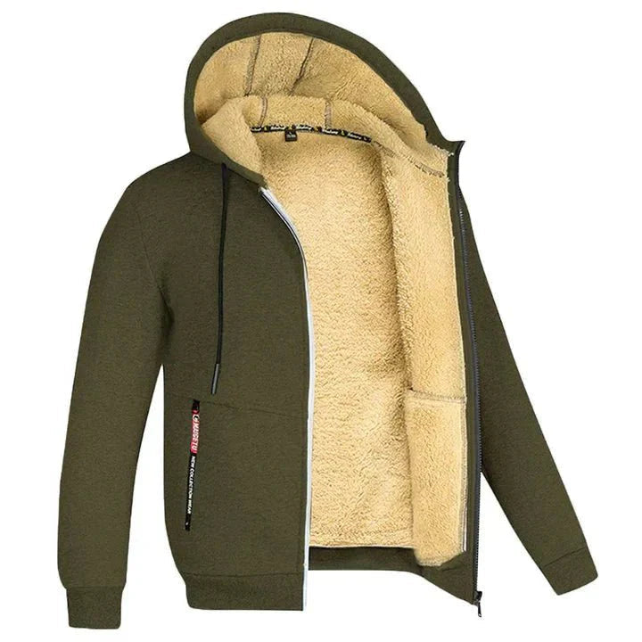 Bluza TOMMY z zamkiem - szczegół ściągaczy i mankietów