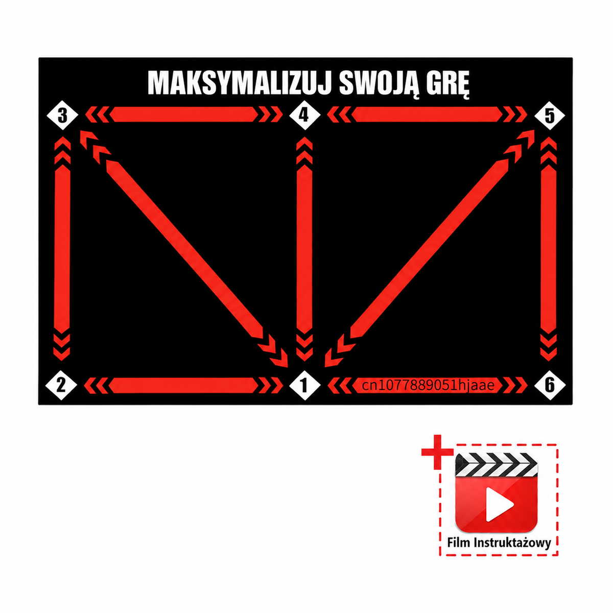 Młody zawodnik wykonujący ćwiczenia dryblingowe na macie treningowej