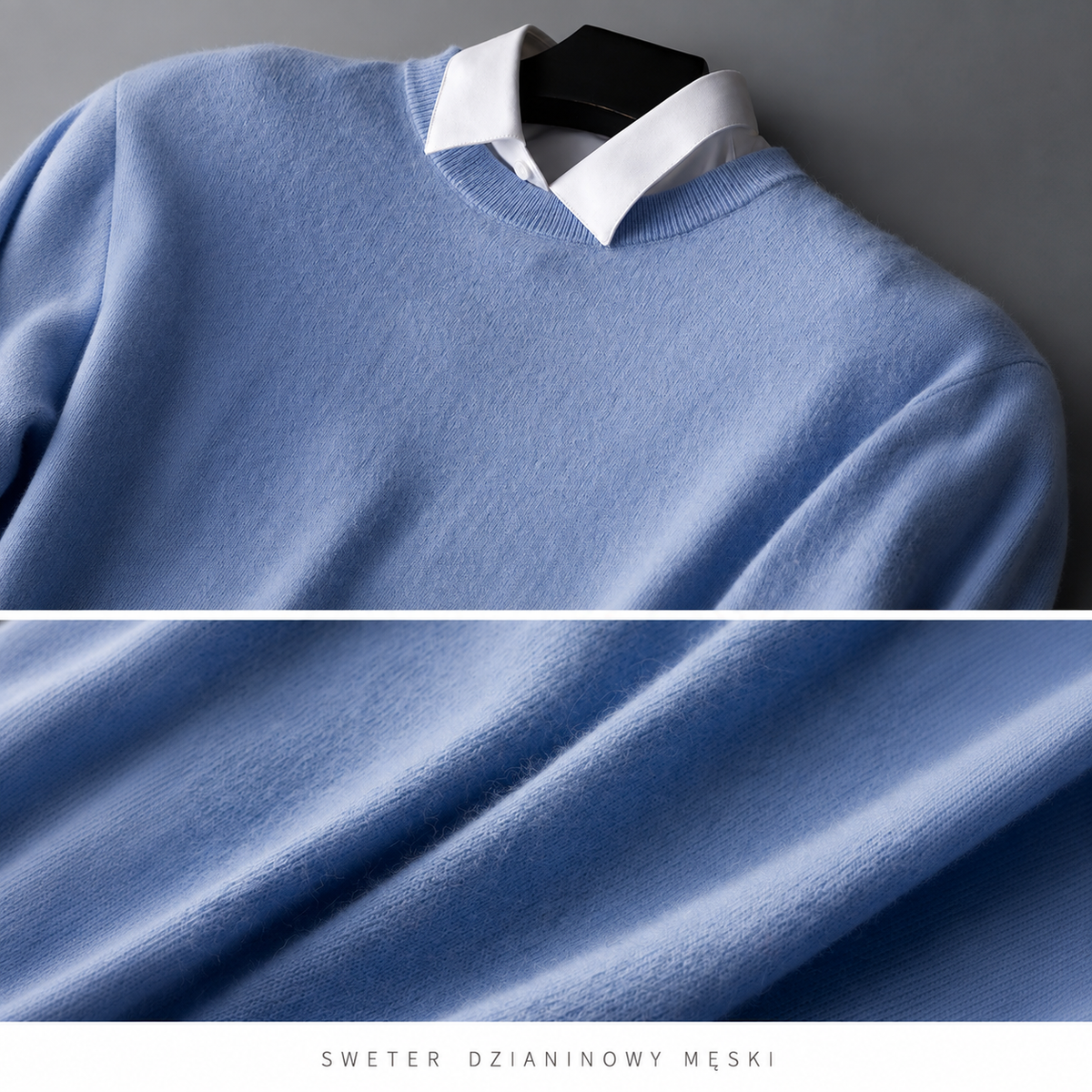 Sweter kaszmir męski w kolorze czarnym – ponadczasowa elegancja i wszechstronność