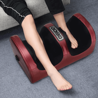 Elektryczny masażer do stóp 3D Shiatsu z funkcją ciepła w eleganckiej obudowie