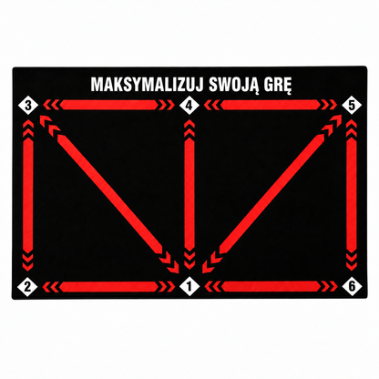 Mata treningowa piłkarska Pro z programem wideo