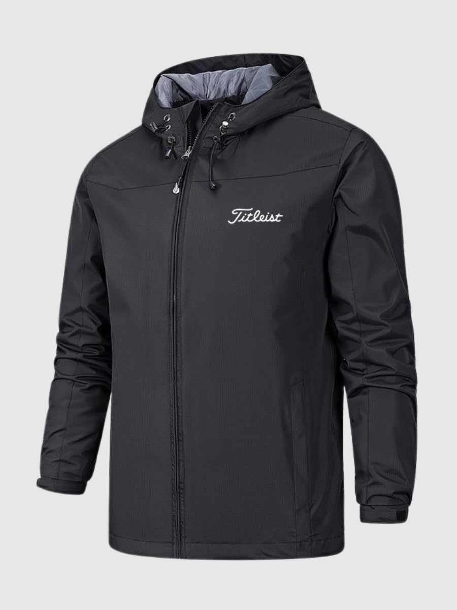 Kurtka przeciwdeszczowa Titleist w różnych kolorach z widokiem z przodu