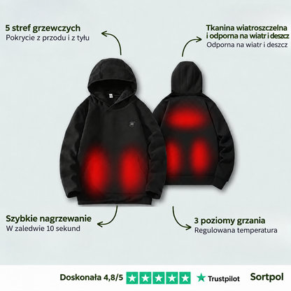 Bluza podgrzewana damska Sortpol X – 3 tryby grzewcze, do 8 h