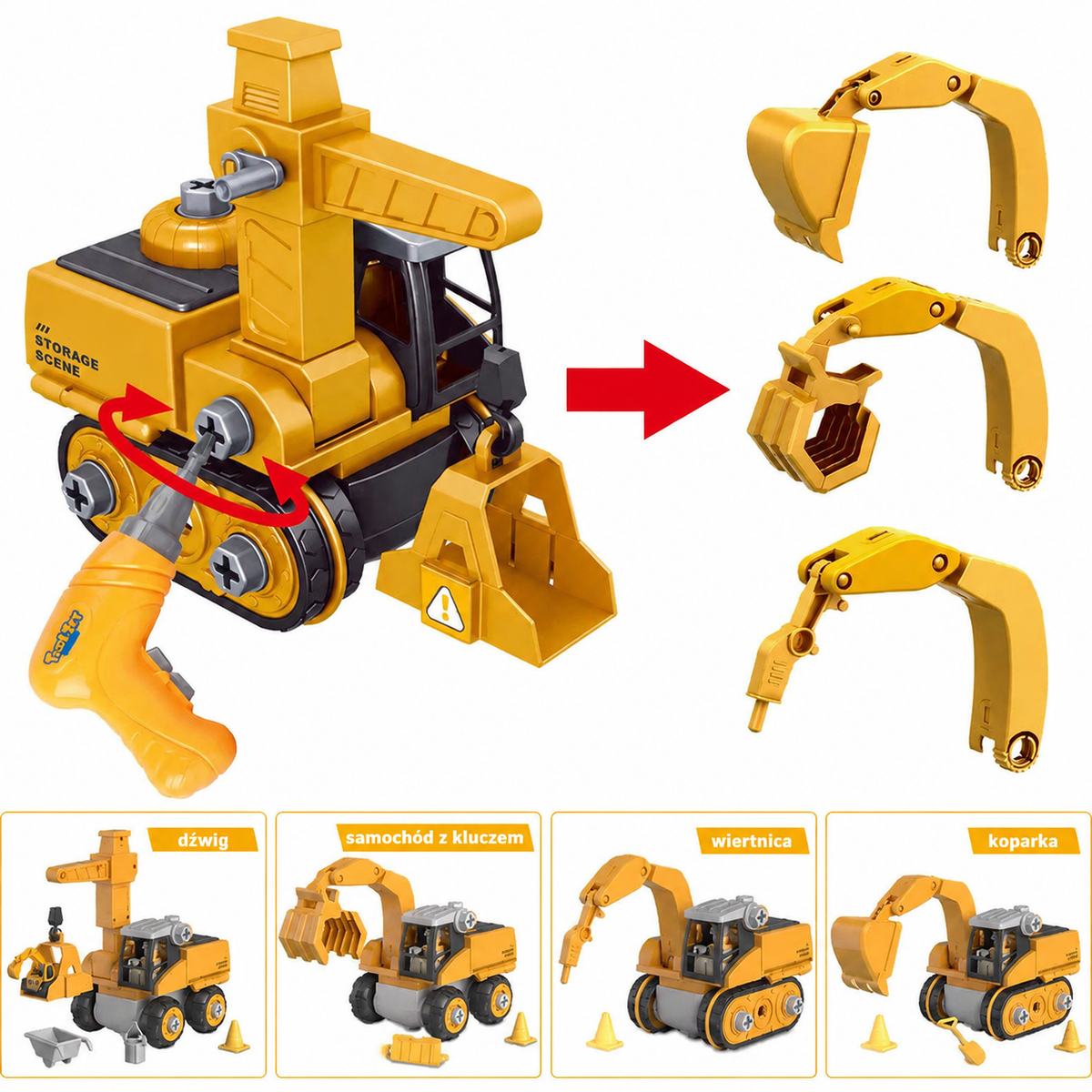 Zestaw Master Builder Engineer – Montessori Klocki Konstrukcyjne dla Początkujących – Zestawy typu Meccano