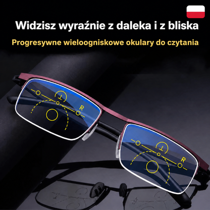 Niemieckie inteligentne okulary progresywne – wyraźny obraz na każdą odległość