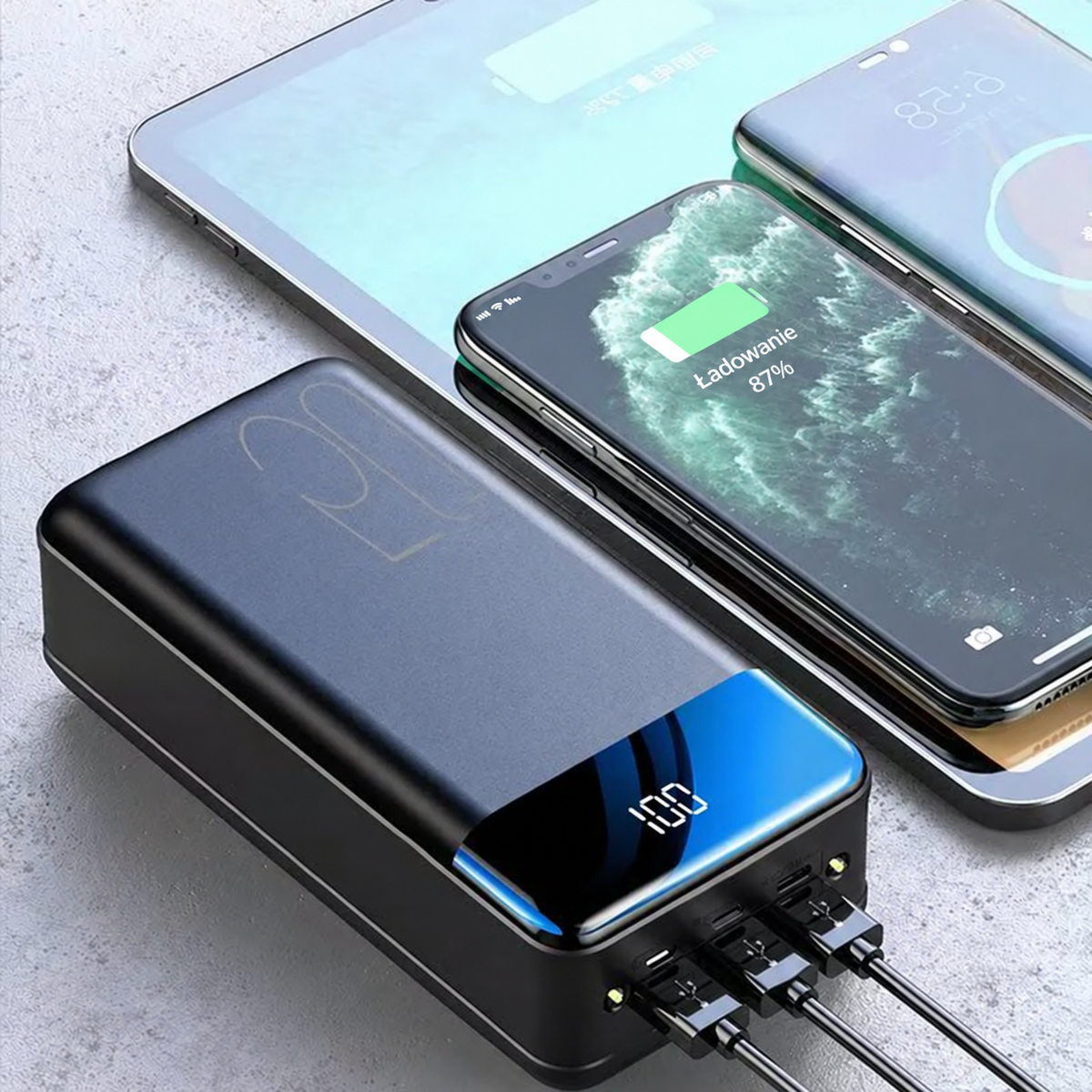 Powerbank 50 000 mAh o ultrawysokiej pojemności