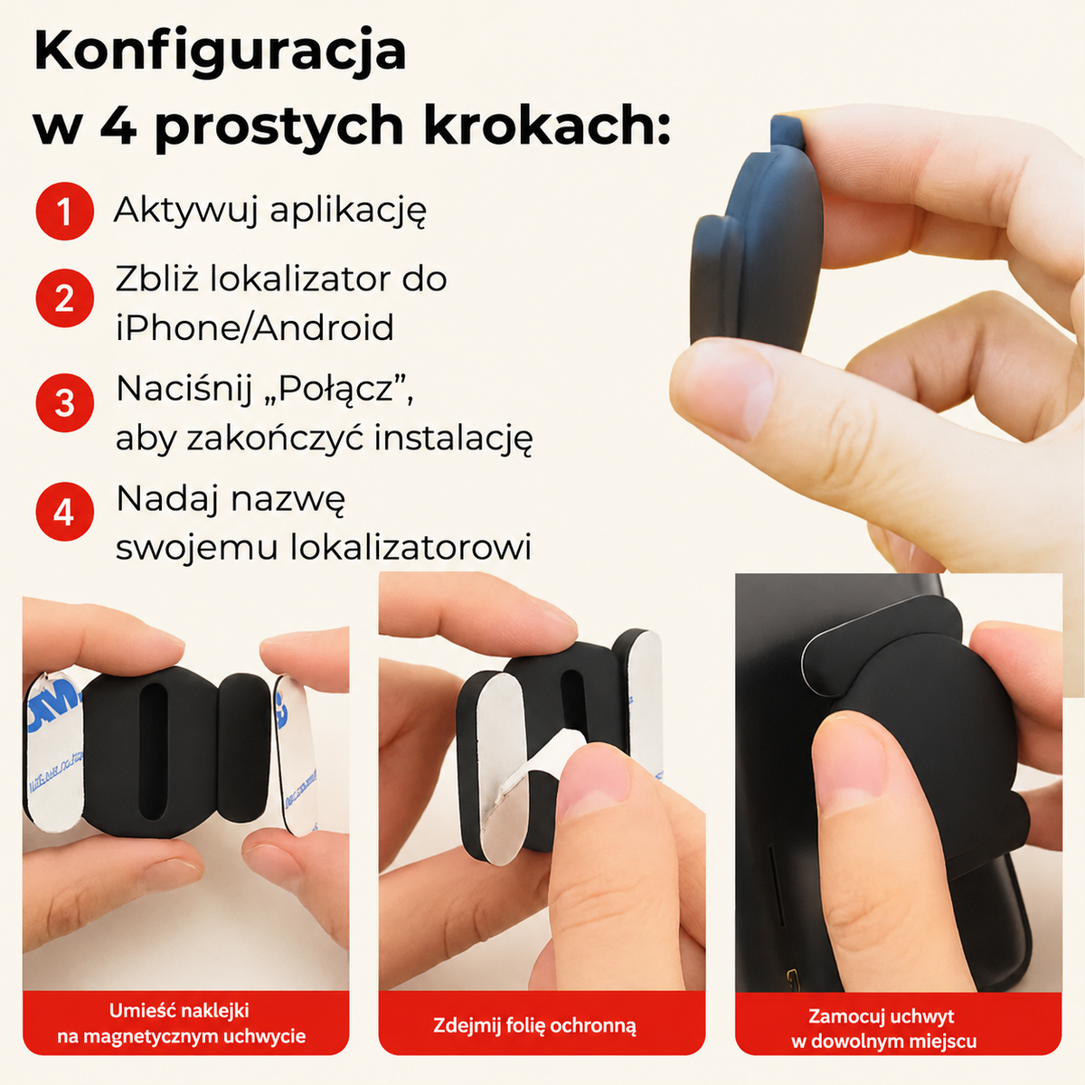 Wodoodporny lokalizator GPS IP67 do ochrony roweru przed kradzieżą