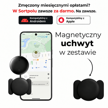 Lokalizator GPS do roweru bez abonamentu – kompatybilny z Androidem i iOS Find My, zabezpieczenie antykradzieżowe