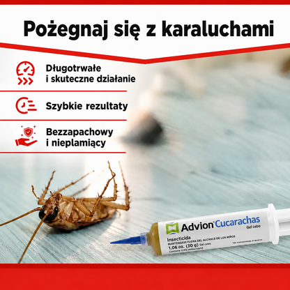 Strzykawka żelowa do zwalczania karaluchów w pomieszczeniach