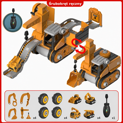 Zestaw Master Builder Engineer – Montessori Klocki Konstrukcyjne dla Początkujących – Zestawy typu Meccano