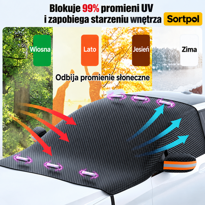 IceCover™ – magnetyczna osłona przeciwśnieżna na szybę samochodu