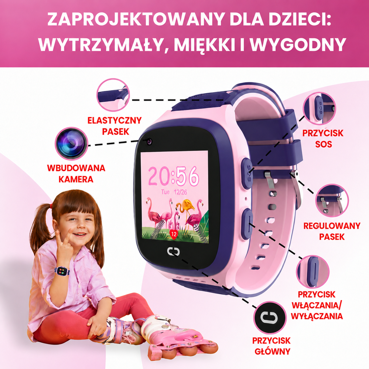 Sortpol™ – smartwatch GPS dla dzieci z precyzyjną lokalizacją i 4G