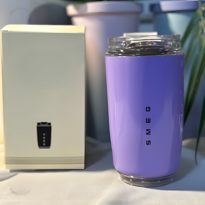 Kubek termiczny LuxeTherm 500 ml z pokrywką zapobiegającą rozlewaniu
