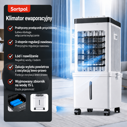 Klimatyzer 3 w 1 – wentylator i nawilżacz w jednym