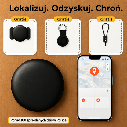 Lokalizator GPS do pojazdów bez abonamentu – kompatybilny z Androidem i iOS Find My, zabezpieczenie antykradzieżowe