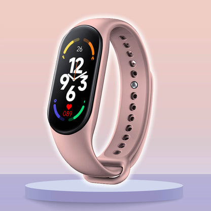 Dziecięcy zegarek fitness GPS w różowym kolorze z menu funkcji