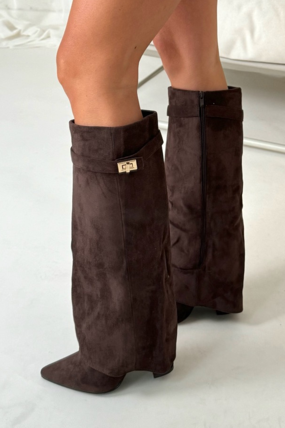 Eleganckie kozaki damskie Sortpol w pełnej krasie, wszechstronny design pasujący do każdej stylizacji