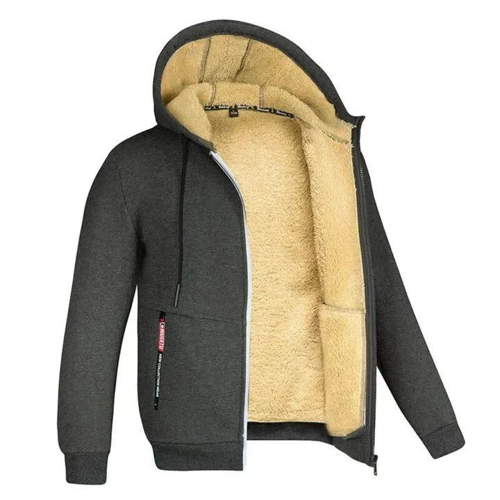 Bluza polarowa TOMMY w kolorze granatowym - widok z tyłu