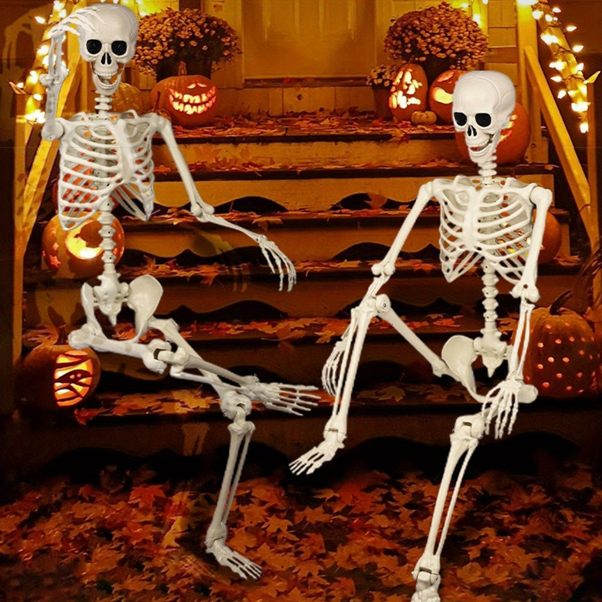 165 cm Szkielet – Duża Dekoracja na Halloween do Ogrodu
