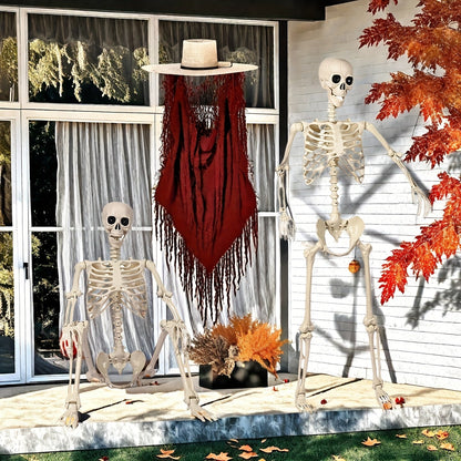 165 cm Szkielet – Duża Dekoracja na Halloween do Ogrodu
