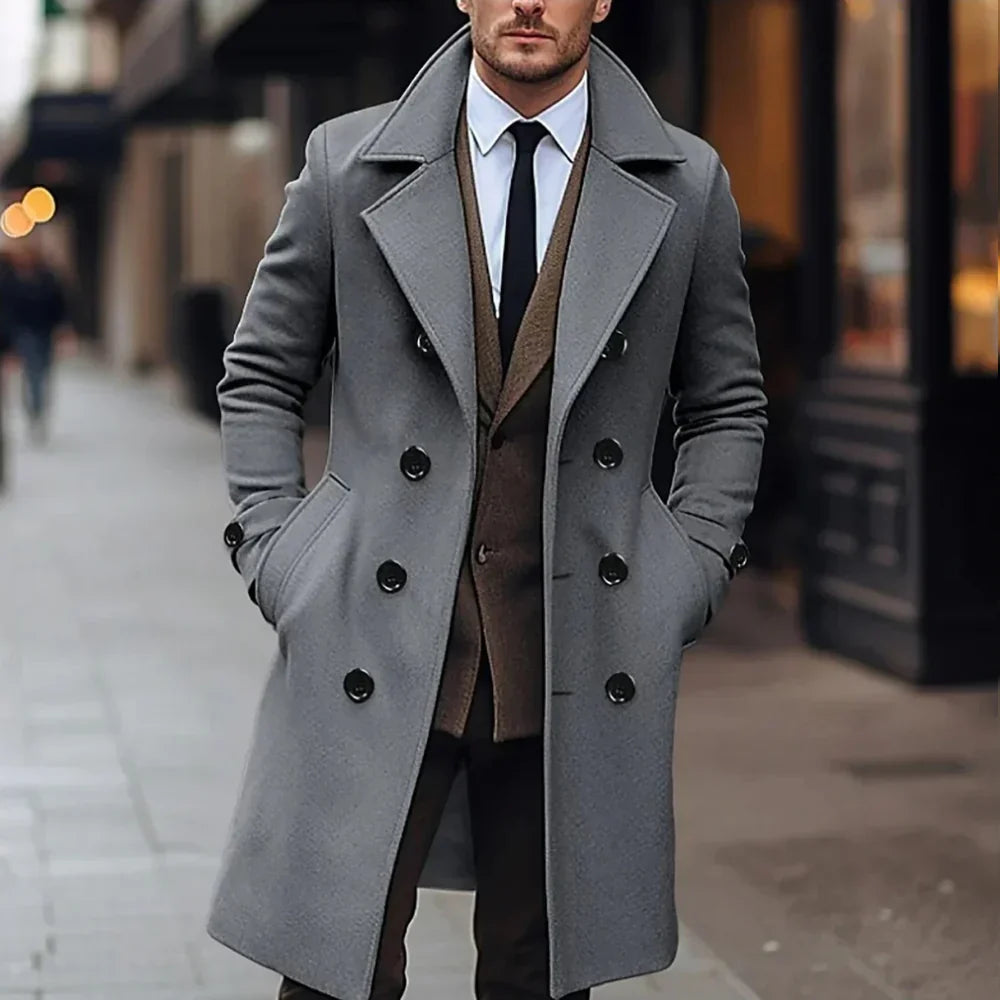 Andrew – elegancki płaszcz męski