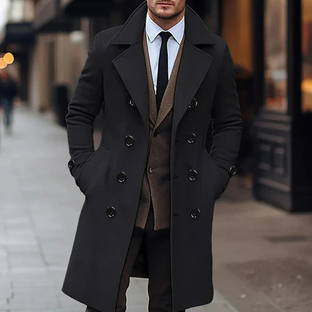 Andrew – elegancki płaszcz męski