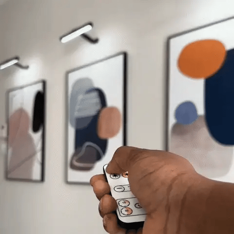 ArtGlow – bezprzewodowe oświetlenie LED do obrazów | z pilotem, ściemnianie