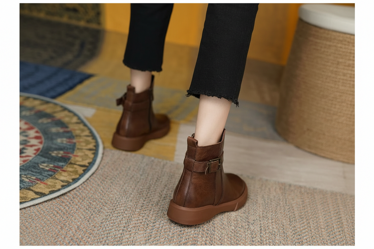 Botki damskie w stylu vintage