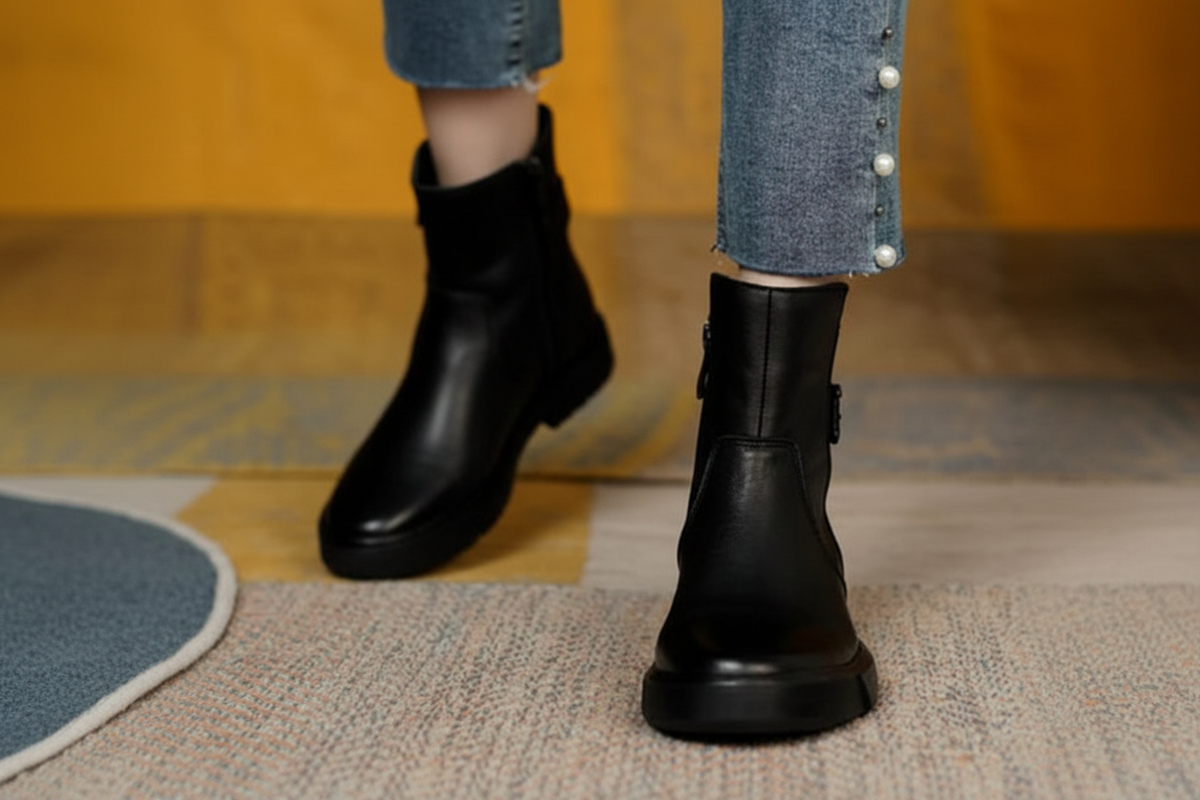 Botki damskie w stylu vintage