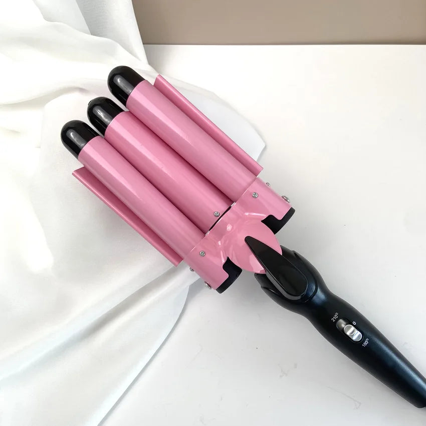 CurlFlex - potrójna ceramiczna lokówka do włosów
