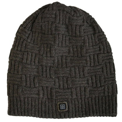 Czapka Zimowa z Daszkiem Damska Podgrzewana Beanie Akumulatorem 3400mah Uszatka Męska