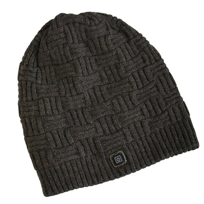 Czapka Zimowa z Daszkiem Damska Podgrzewana Beanie Akumulatorem 3400mah Uszatka Męska